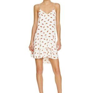 NWOT Cooper & Elle Blogger's Favorite Jessica Watermelon Ruffled Dress S…